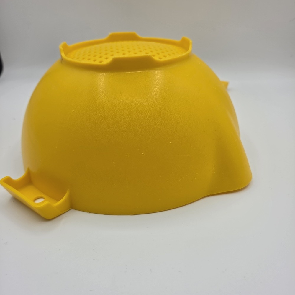 Tupperware #1523-1 Large 2 Quart Yellow Colander Strainer Handle Vintage USA - Picture 5 of 11